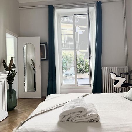 Superbe Appartement De 105 M2, Hyper Centre Avec Terrasse, Parking, A 5 Min De La Mer 尼斯 外观 照片